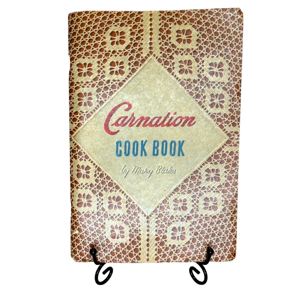 VTG 1942 Carnation Cookbook by Mary Blake, Carnation Company Paperback, EUC